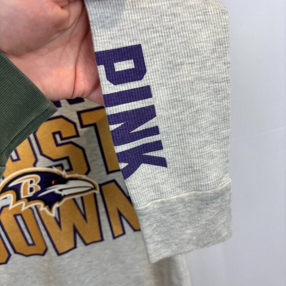 NFL & PINK by Victoria's Secret Collab Raven's Long Sleeve - Picture 5 of 7